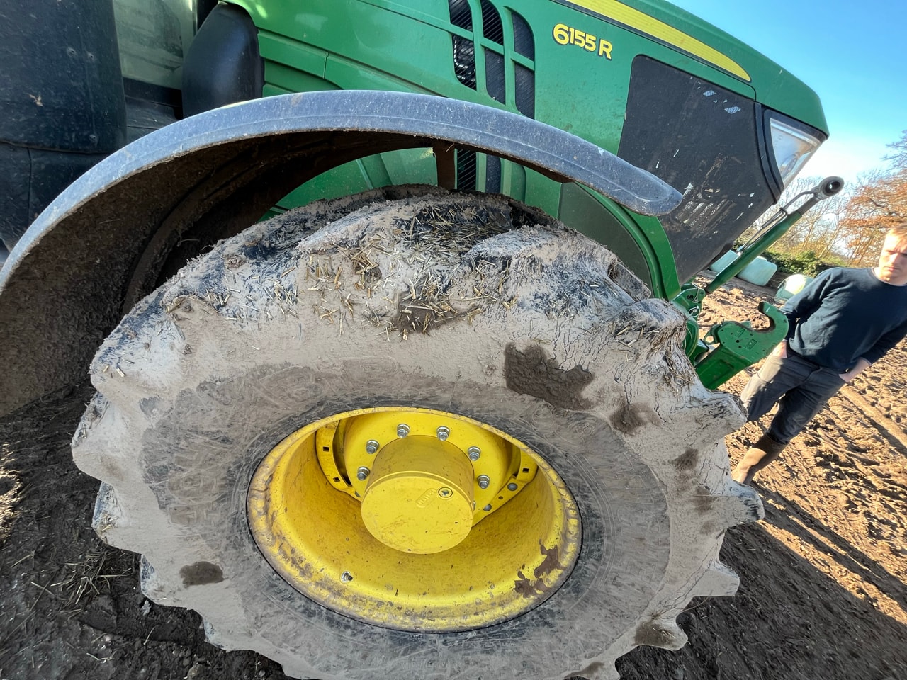 Tracteur JOHN DEERE 6155R - photo slide 13