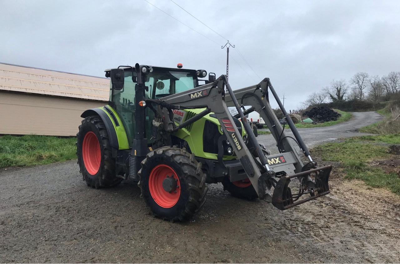 Tracteur chargeur CLAAS ARION 410 TOIT BAS - photo slide 4