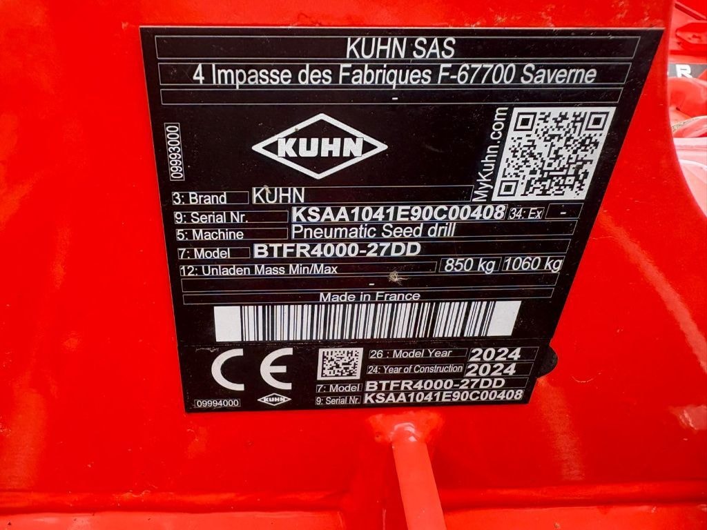 Combine de Semis KUHN BTFR4000 - photo slide 9