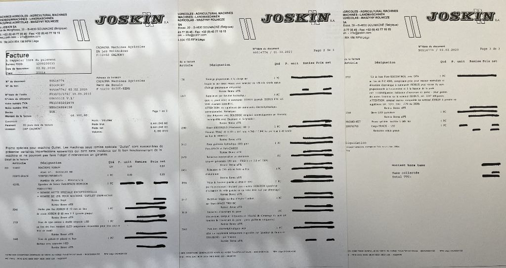 Epandeur fumier JOSKIN FERTI SPACE HORIZON 6011/17bu - photo slide 20
