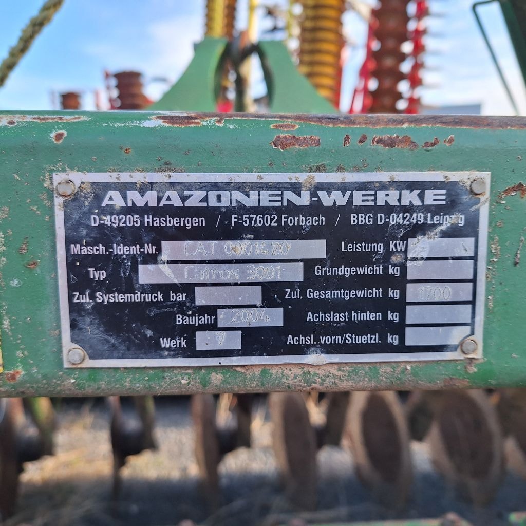 Dechaumeur AMAZONE Catros 3001 - photo slide 7