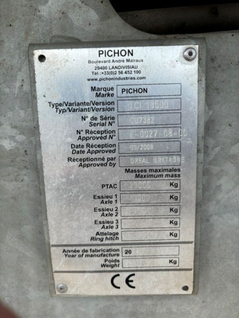 Tonne a lisier PICHON TCI 18500 - photo slide 15