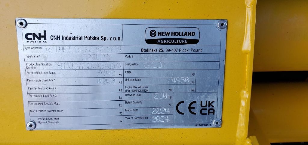 Presse balles rondes NEW HOLLAND Pro belt 165 CropCutter 25 couteaux - photo slide 13