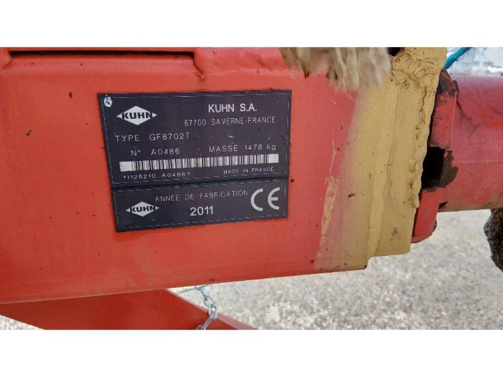 Faneuse KUHN GF8702T - photo slide 2