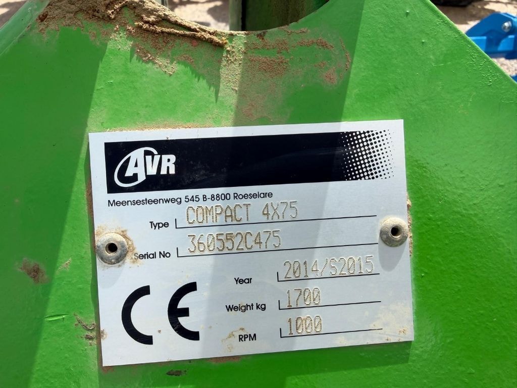 Fraise butteuse AVR COMPACT 4x75 - photo slide 7