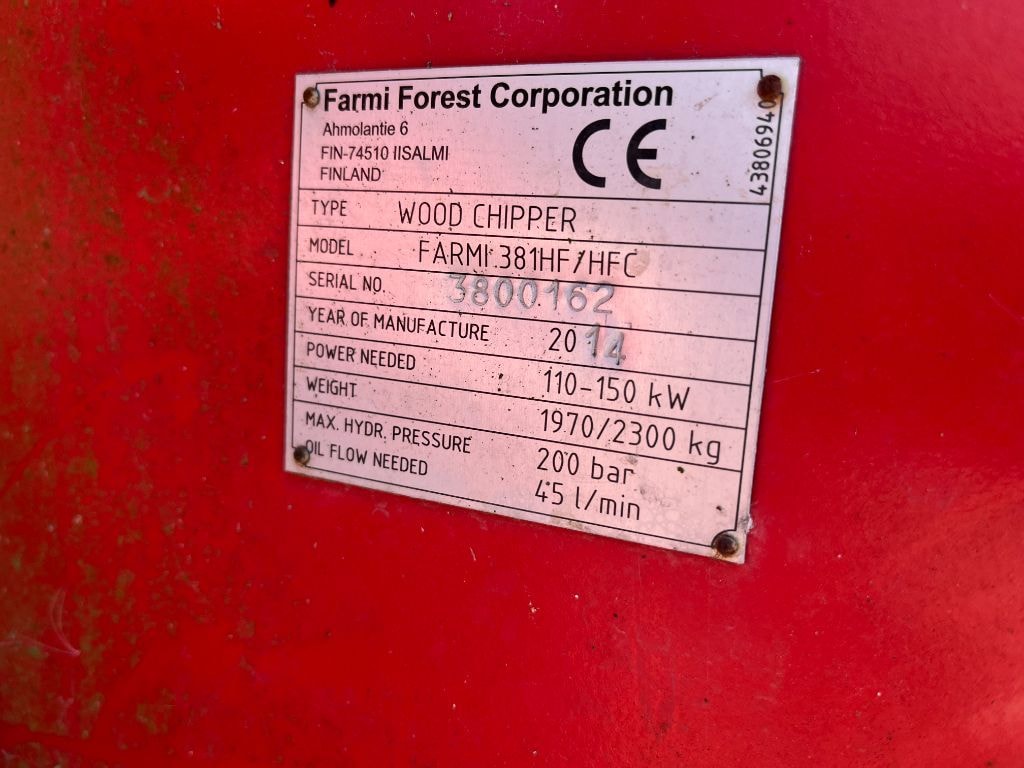 Broyeur WOODS FARMI FOREST WOOD CHIPPER - photo slide 6