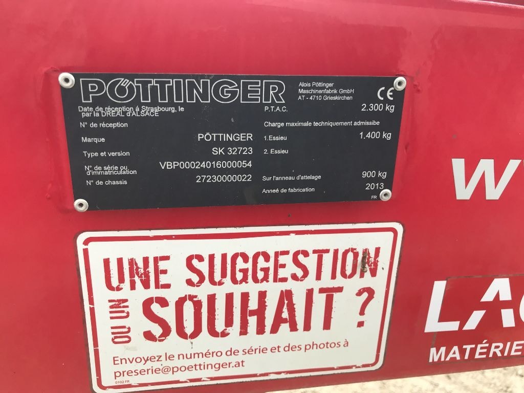 Andaineur POTTINGER TOP 762 C - photo slide 22