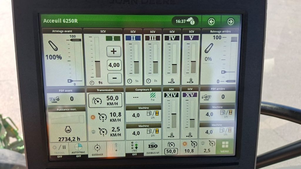 Tracteur JOHN DEERE 6250R - photo slide 15