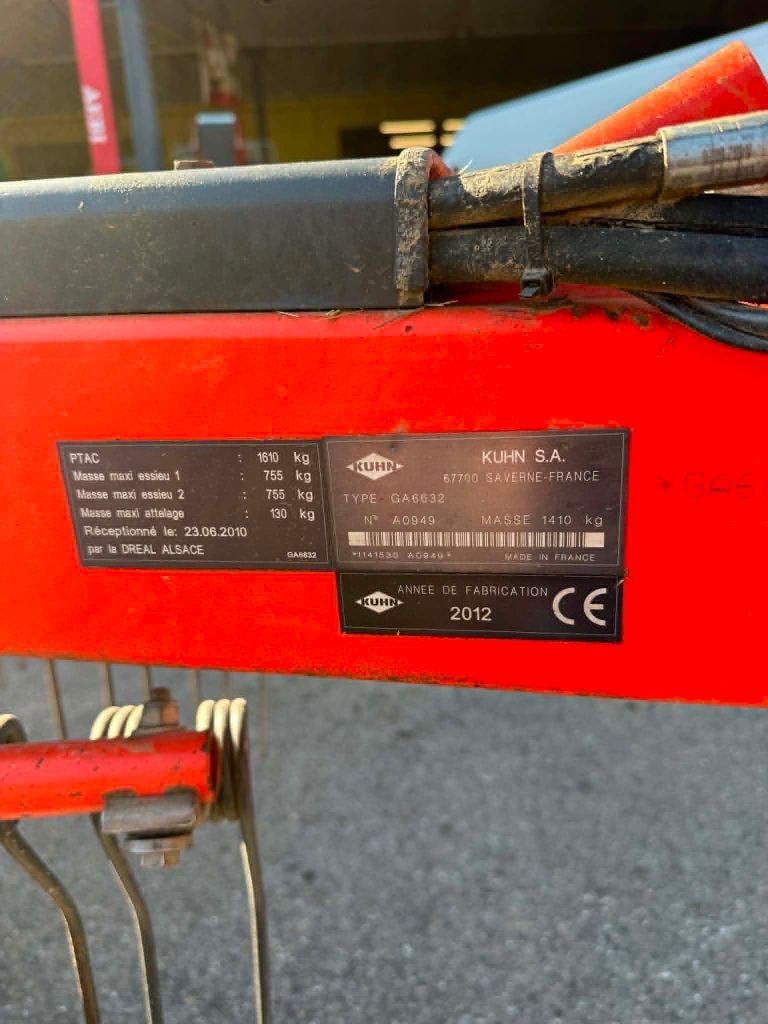 Andaineur KUHN GA 6632 - photo slide 10