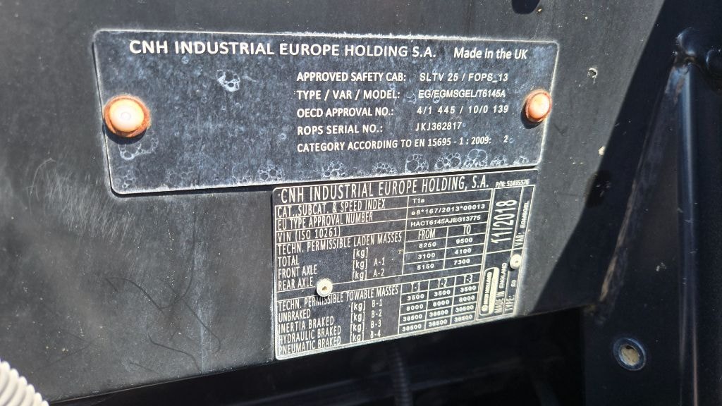 Tracteur NEW HOLLAND T6.145 AC - photo slide 22