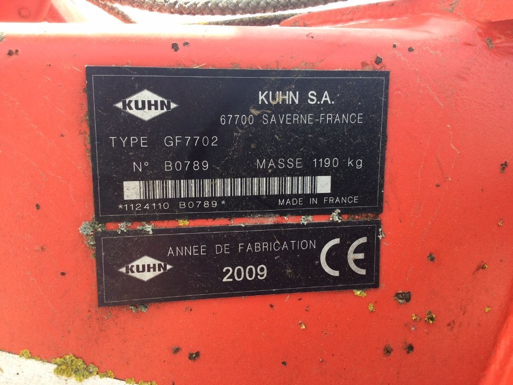 Faneuse KUHN 7702 - photo slide 7