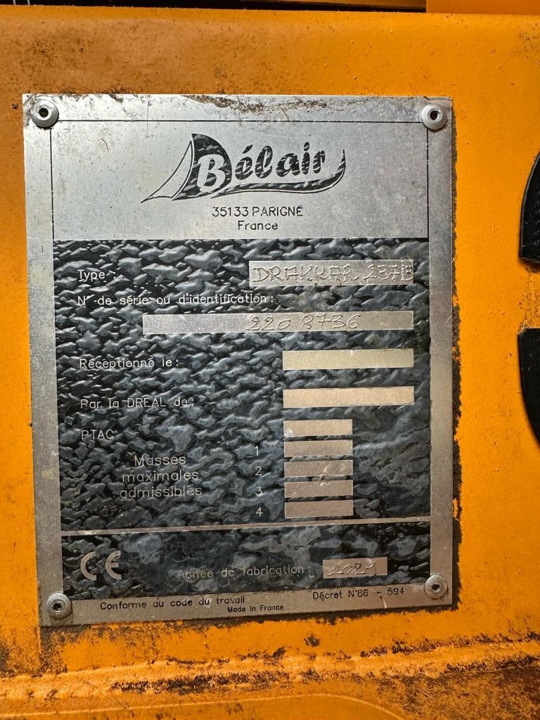 Melangeuse BELAIR DRAKKAR 237-3 - photo slide 8