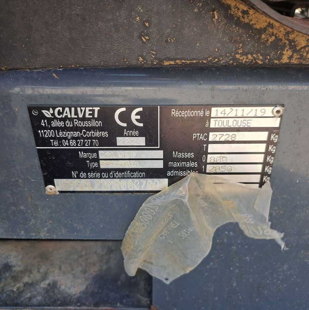 Pulverisateur vigne CALVET SP TH 1500 1500l - photo slide 6