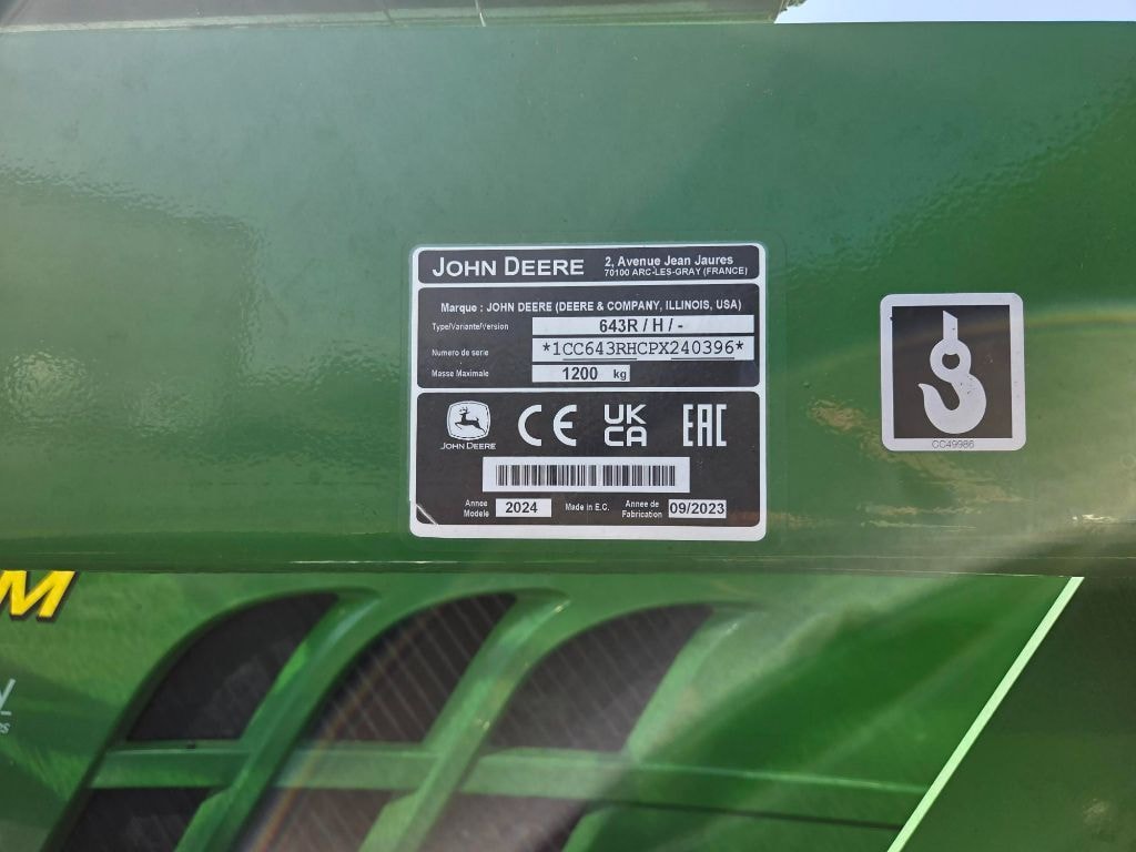 Tracteur JOHN DEERE 6145M - photo slide 3