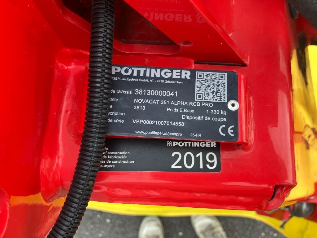 Faucheuse conditionneuse POTTINGER NOVACAT 351 ALPHA RCB PRO - photo slide 11