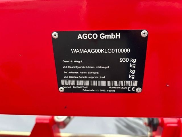 Faucheuse conditionneuse MASSEY FERGUSON 9314 TL-KC - photo slide 13