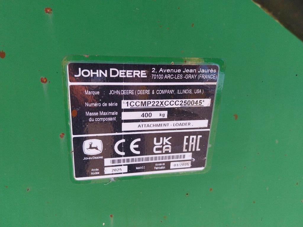 Godet JOHN DEERE BMS 2.20m  - photo slide 5