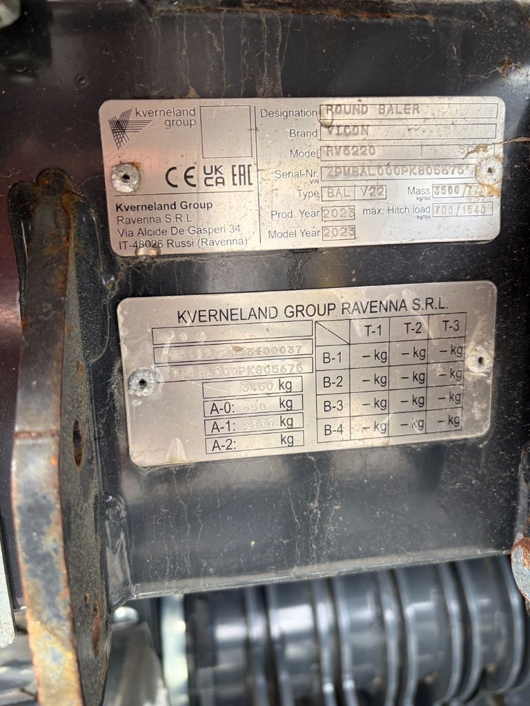 Presse balles rondes VICON RV 5220+ - photo slide 6