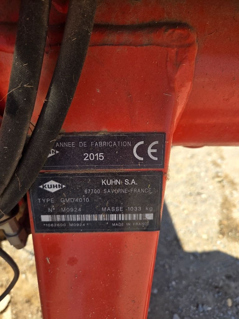 Faucheuse KUHN GMD 4010 - photo slide 15