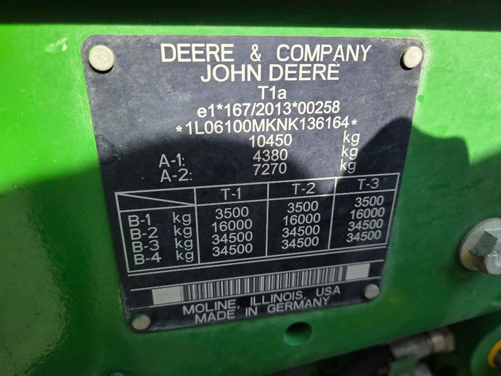 Tracteur JOHN DEERE 6100M - photo slide 8