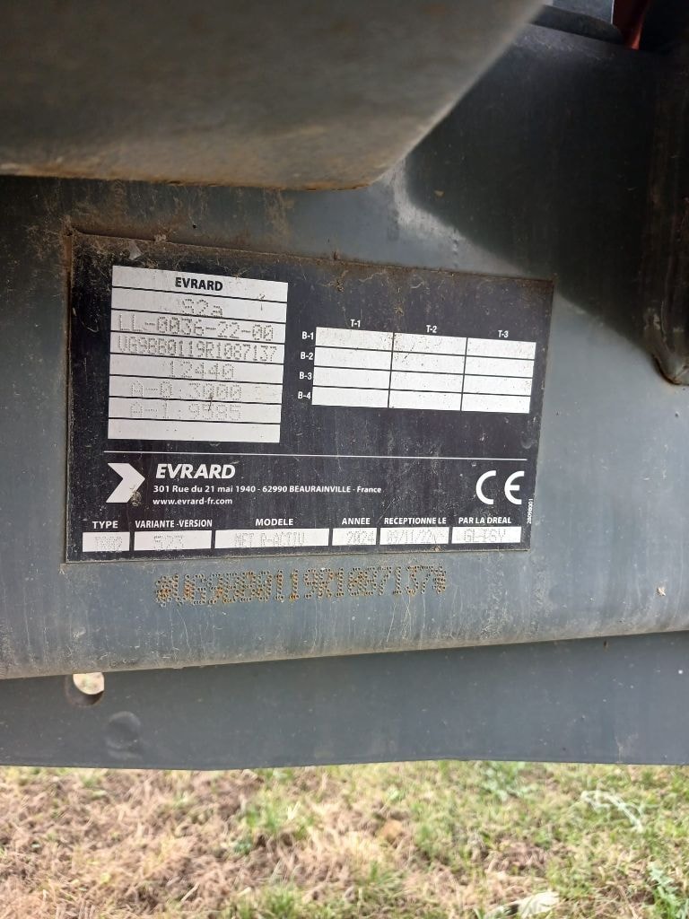 Pulverisateur EVRARD METEOR R-ACTIV 5200 - photo slide 5