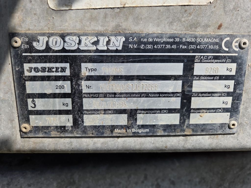 Tonne a lisier JOSKIN 7000ME - photo slide 6