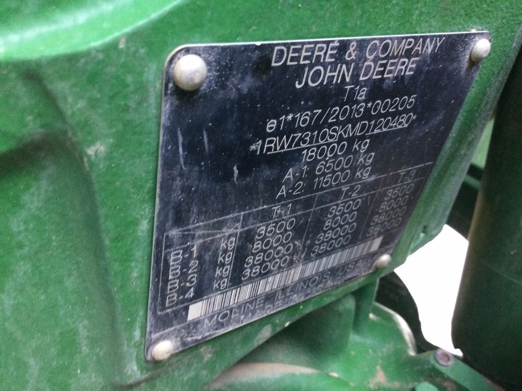 Tracteur JOHN DEERE 7R 310 - photo slide 24