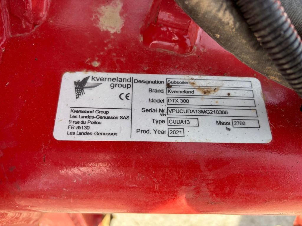 Decompacteur KVERNELAND DTX 300 - photo slide 21