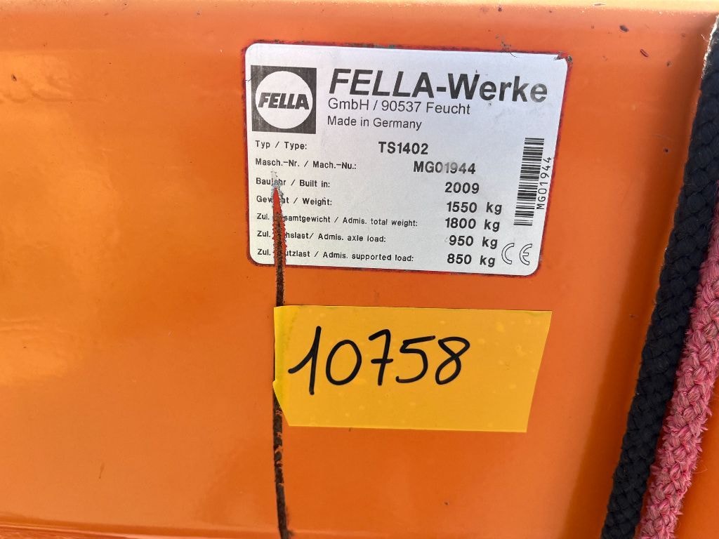 Andaineur FELLA TS 1402  - photo slide 6