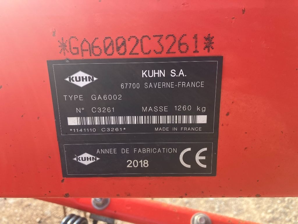 Andaineur KUHN GA 6002 - photo slide 10