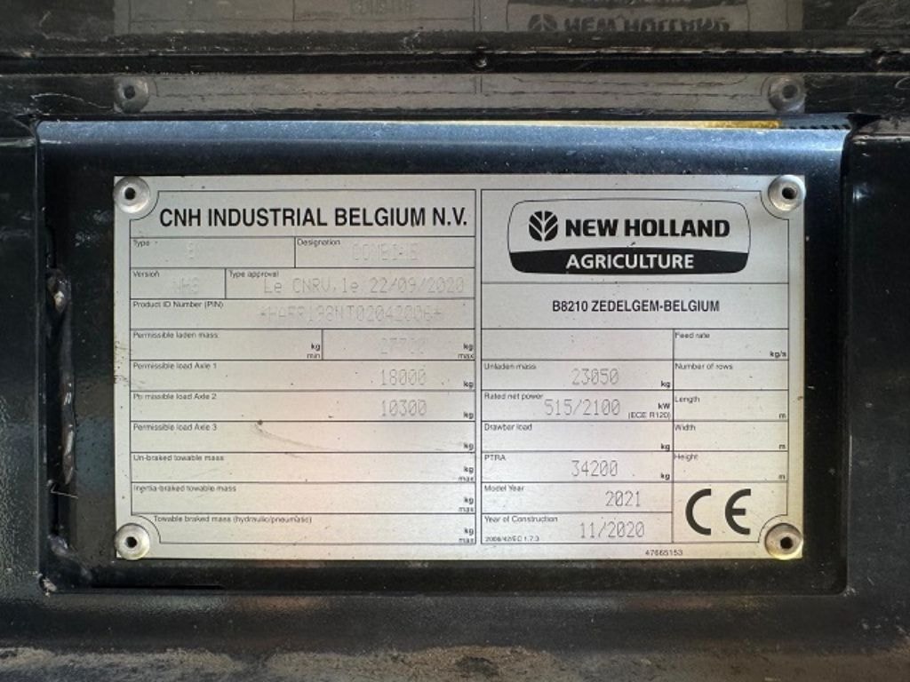 Moissonneuse NEW HOLLAND CR 10.90 REVELATION - photo slide 11