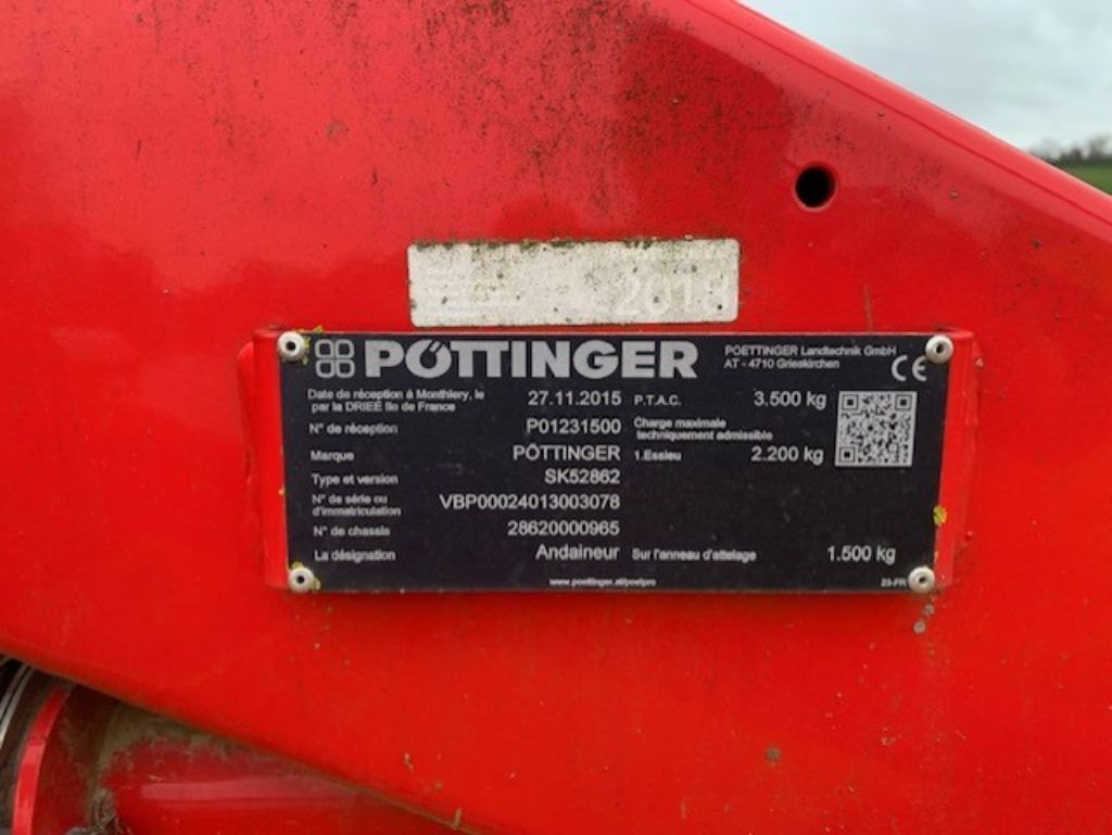 Andaineur POTTINGER TOP 722 - photo slide 6