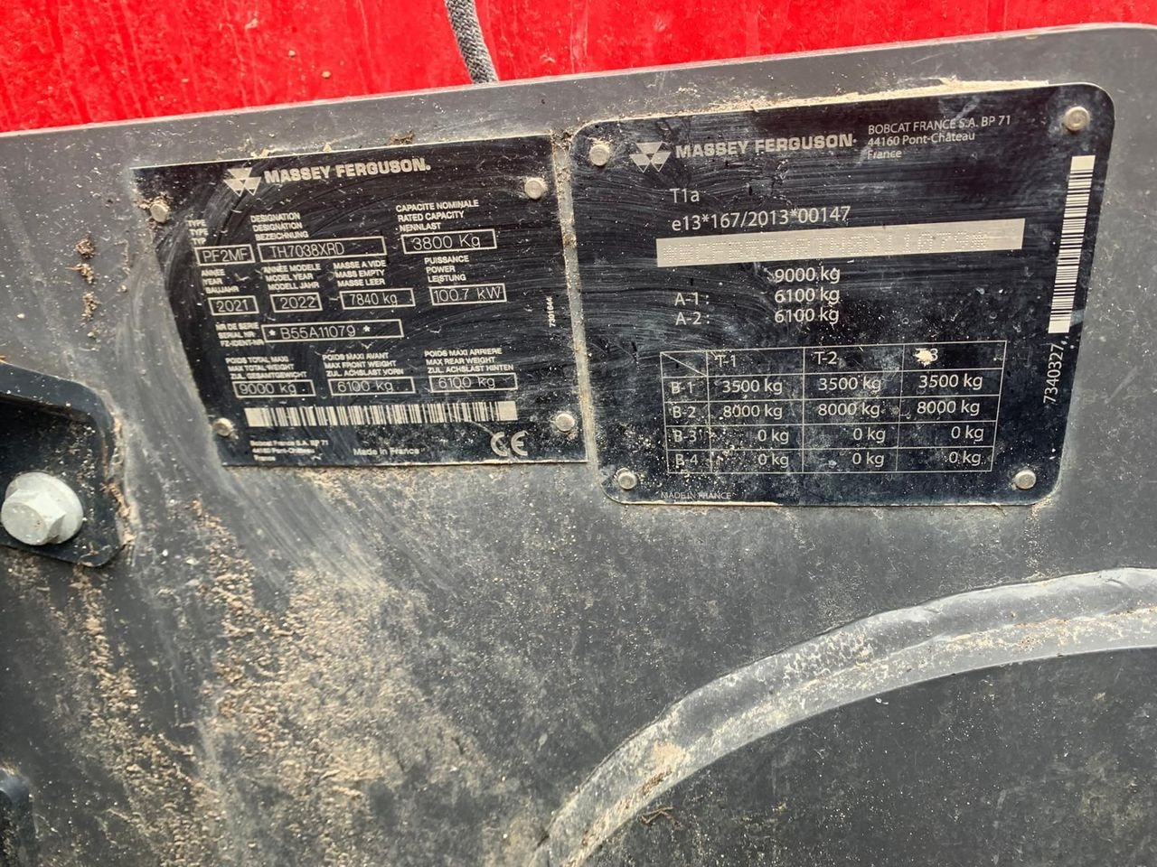 Telescopique MASSEY FERGUSON TH 7038 - photo slide 8