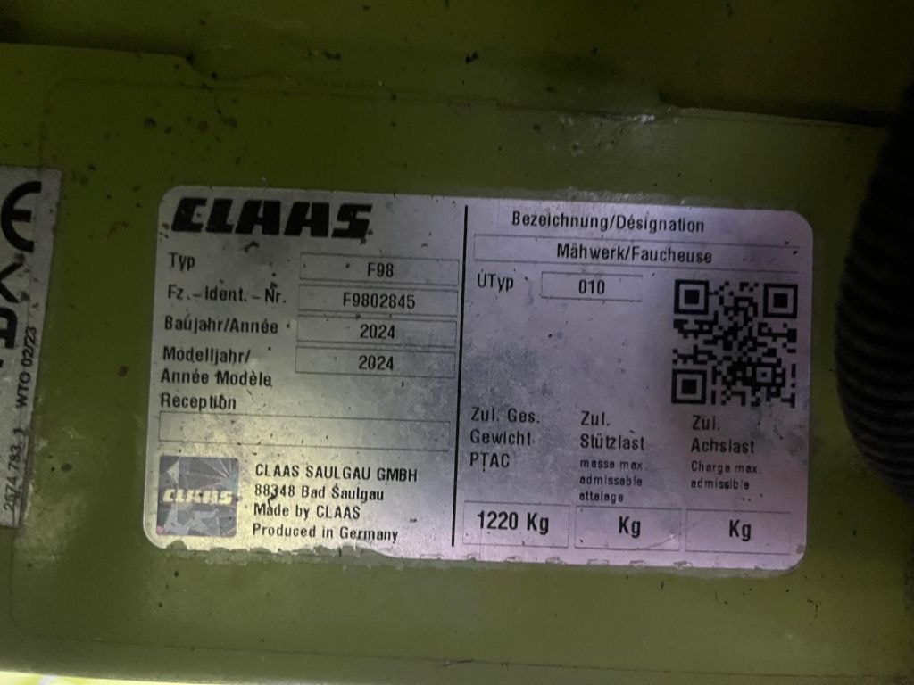 Faucheuse CLAAS Disco 1100 C business - photo slide 10