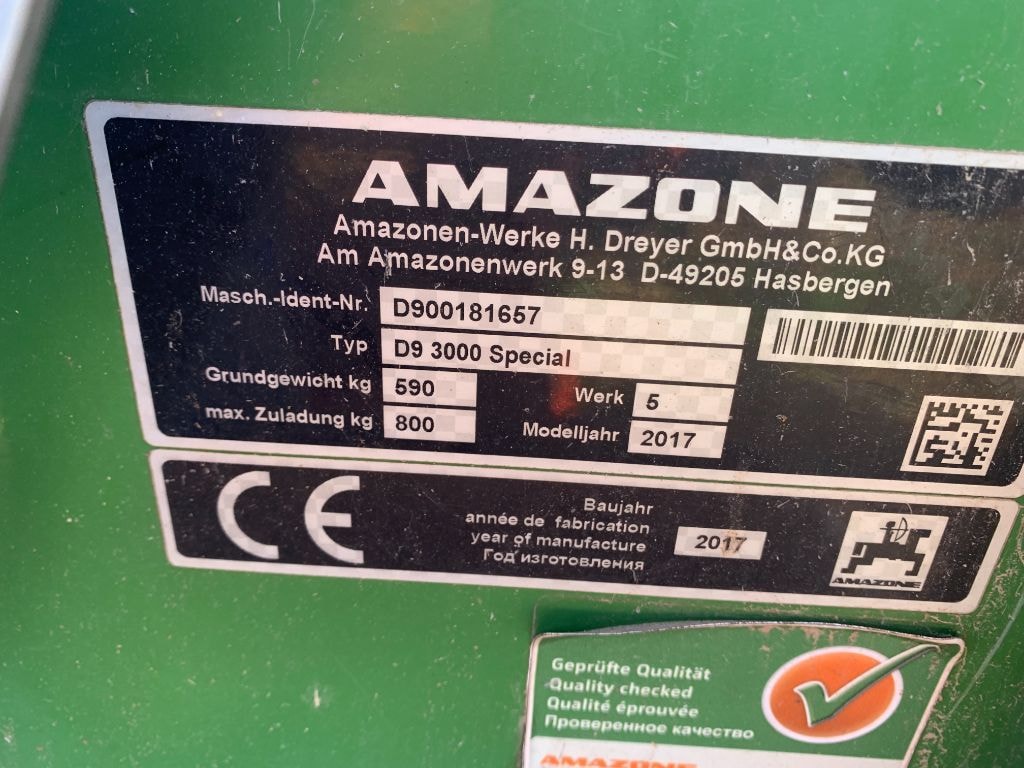 Semoir en ligne AMAZONE D9 3000 - photo slide 15