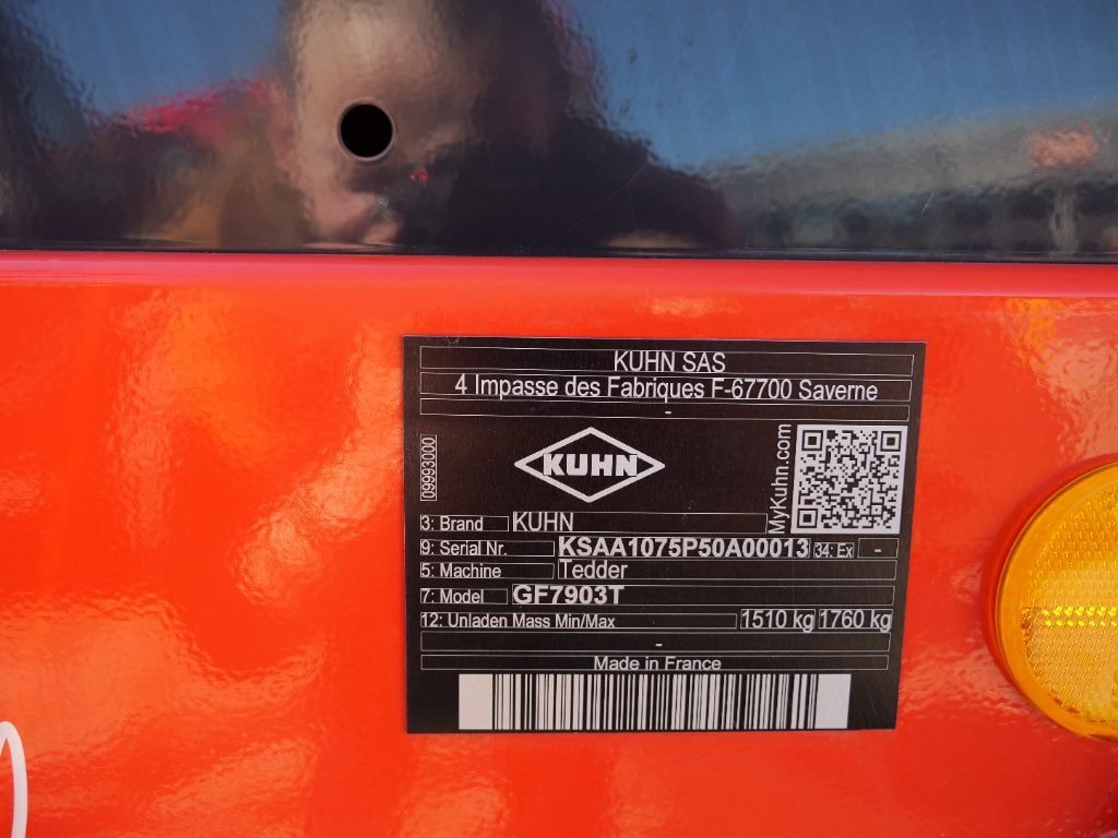 Faneuse KUHN GF7903T - photo slide 3