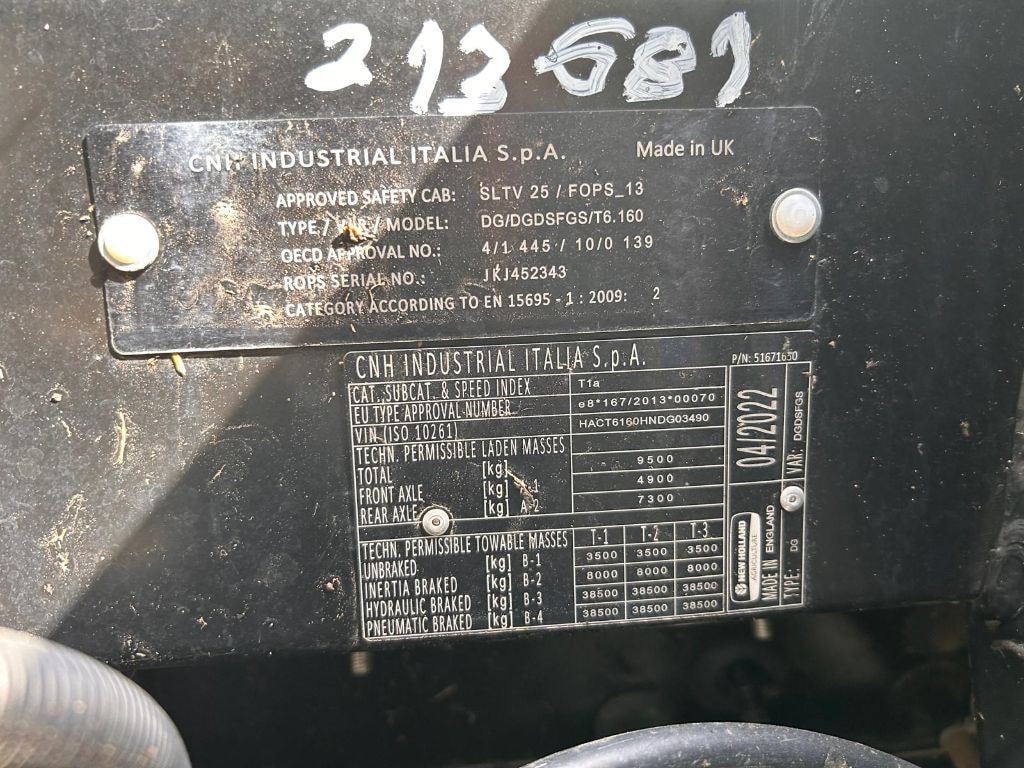 Tracteur NEW HOLLAND T6.160 - photo slide 11
