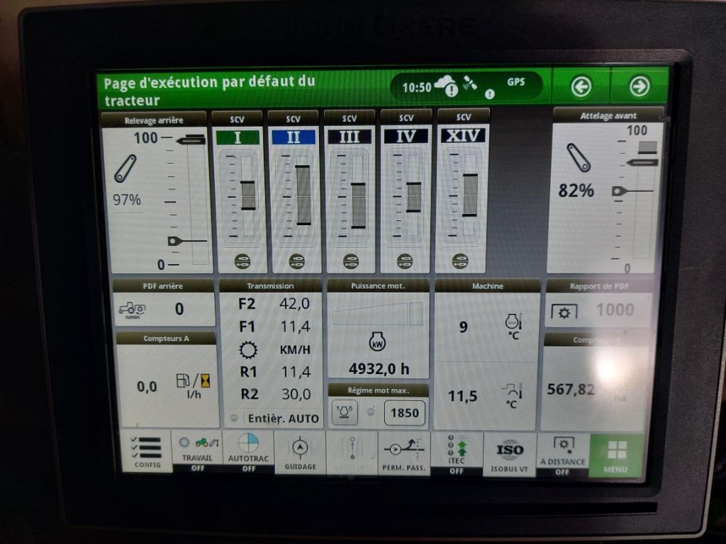 Tracteur JOHN DEERE 6215R - photo slide 14