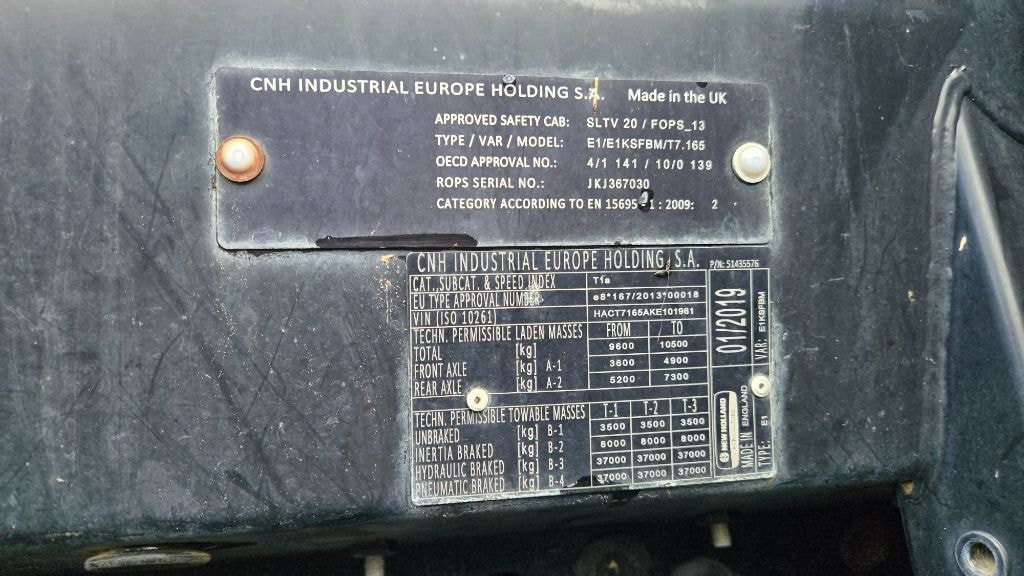 Tracteur NEW HOLLAND T7.165 S - photo slide 23