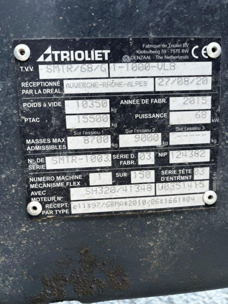 Melangeuse automotrice TRIOLIET SMARTRAC G-1000 - photo slide 5