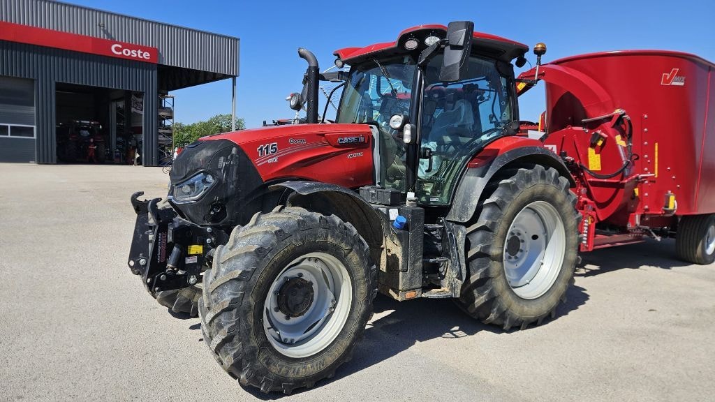 Tracteur CASE IH Maxxum 115 cvx - photo slide 1
