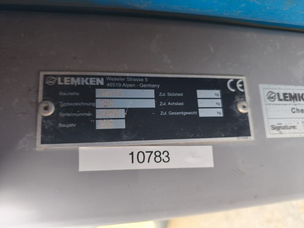 Pulverisateur LEMKEN Sirus 10 1300 - photo slide 12