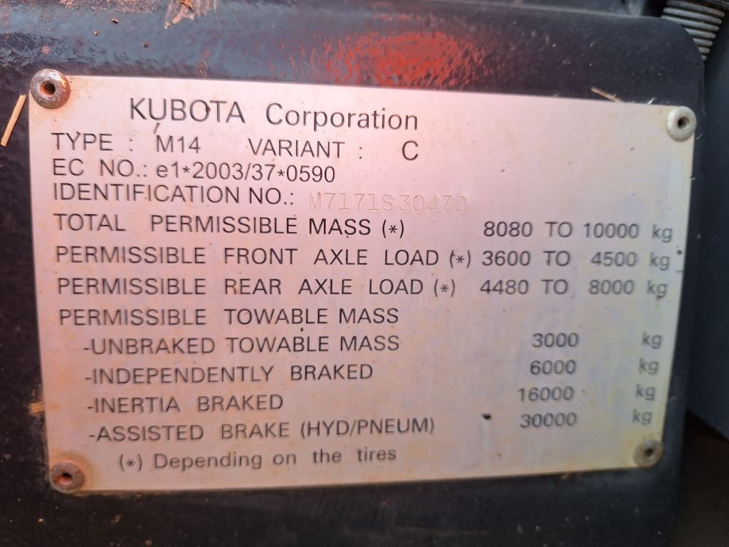 Tracteur KUBOTA M7171 K ACCESS - photo slide 12