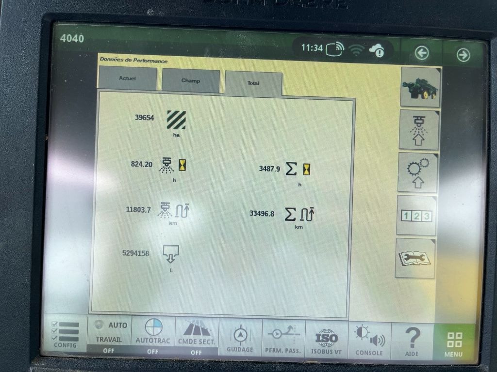 Pulverisateur automoteur JOHN DEERE R4040i - photo slide 14