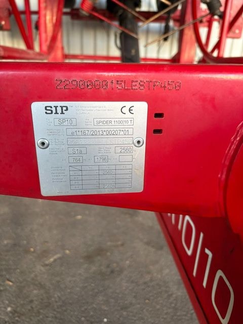 Faneuse SIP SPIDER 1100/10T - photo slide 8
