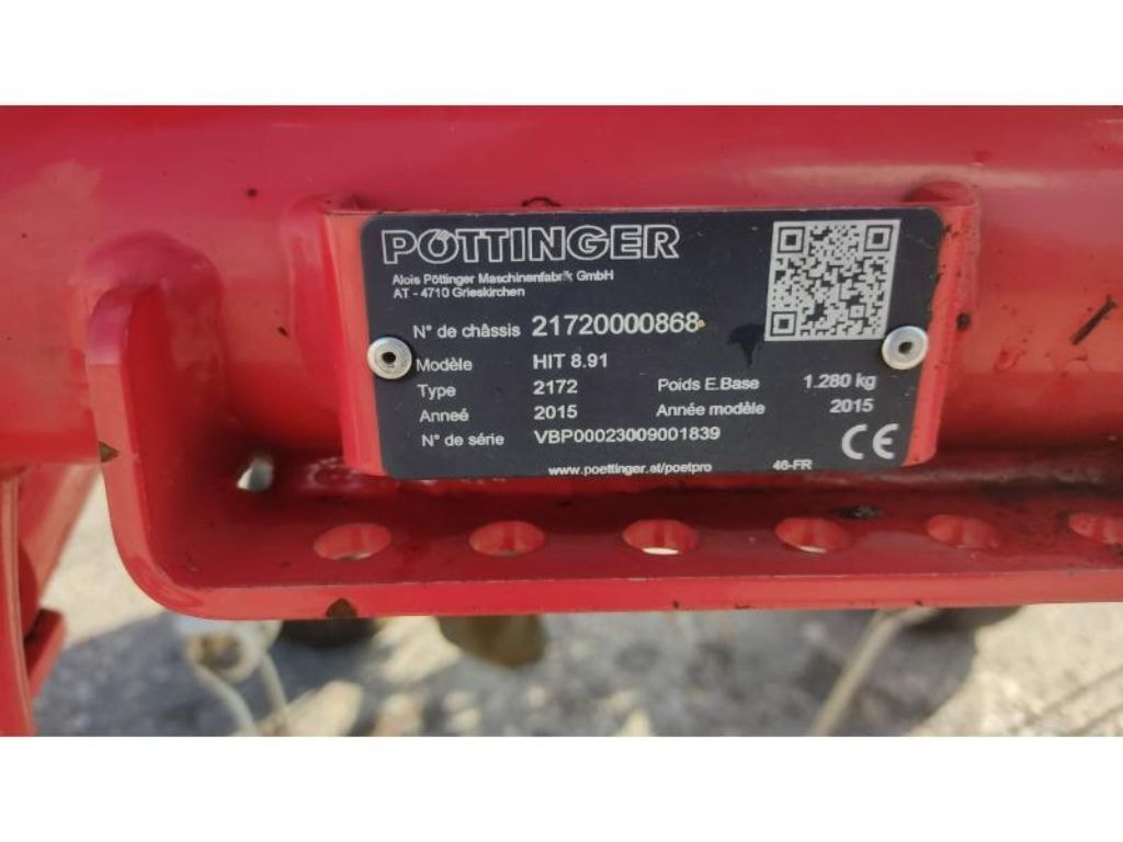 Faneuse POTTINGER Hit 8.91 - photo slide 2