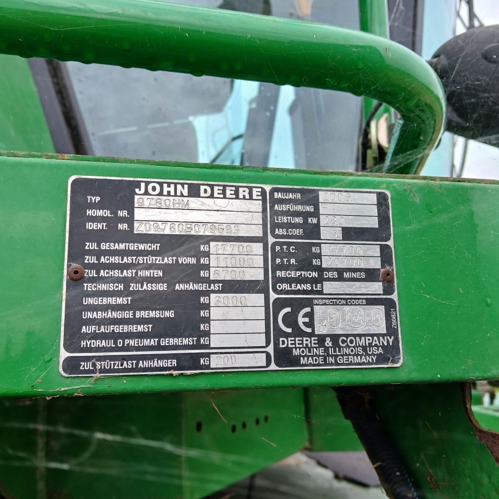 Moissonneuse JOHN DEERE 9780 CTS - photo slide 19