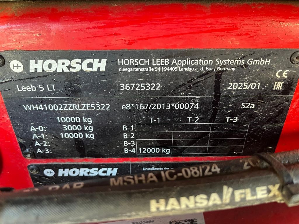 Pulverisateur HORSCH 5 LT - photo slide 13