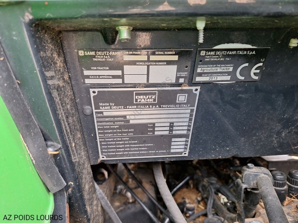 Tracteur DEUTZ FAHR 5100 P DT - photo slide 13