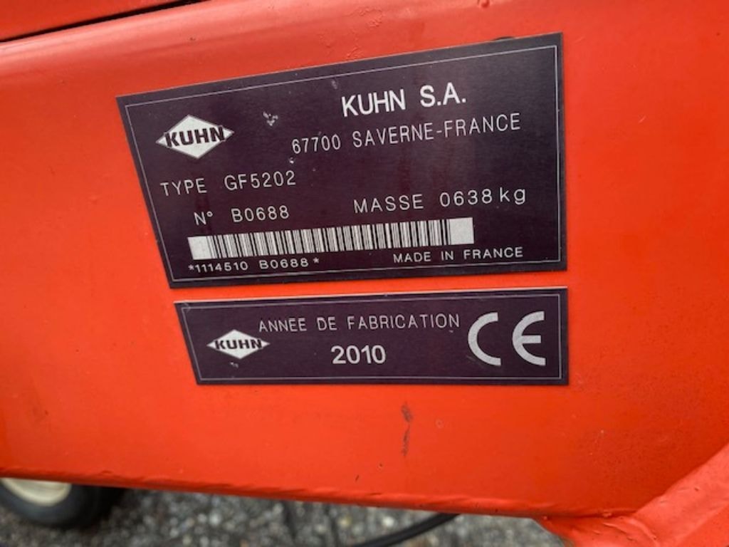 Faneuse KUHN GF 5202 - photo slide 13